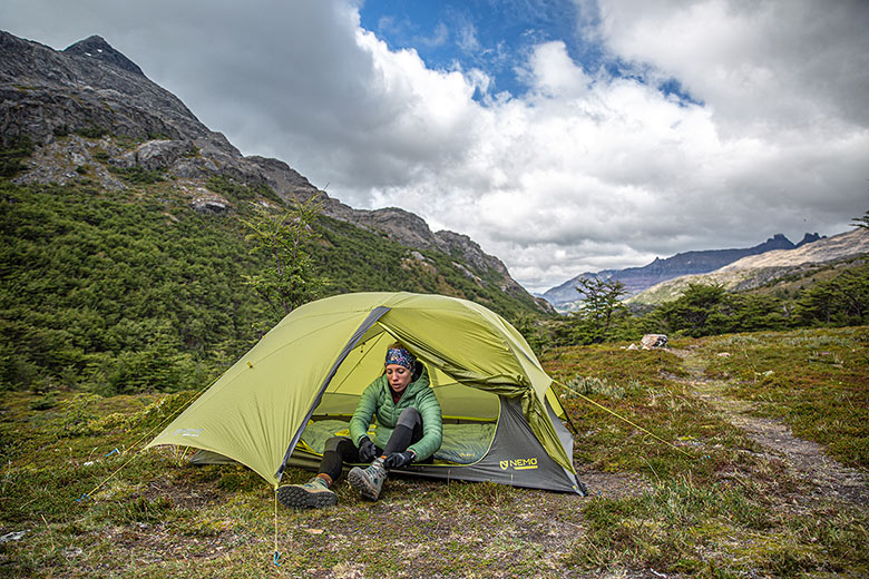 NEMO Dragonfly OSMO 2P tent (backpacking in Patagonia)